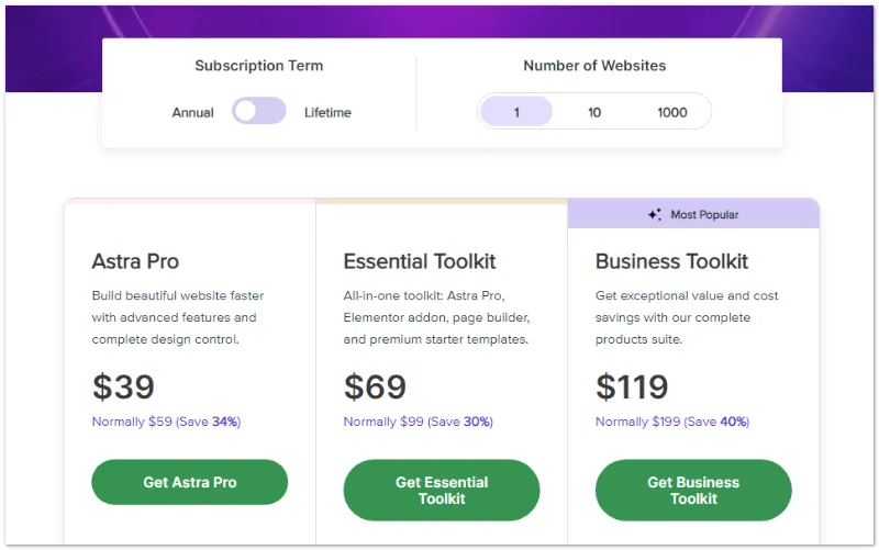 Astra Black Friday Deal