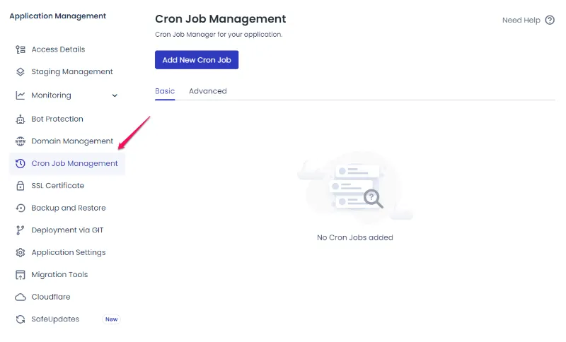Cloudways Cron Job Management