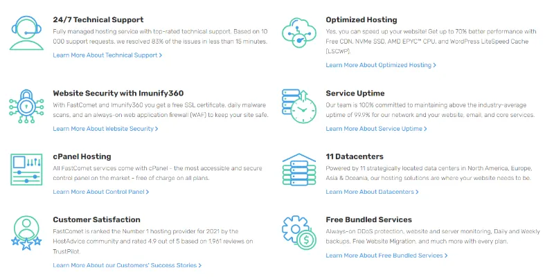 FastComet Hosting Feature