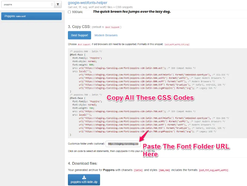 Host Google Font Locally_7