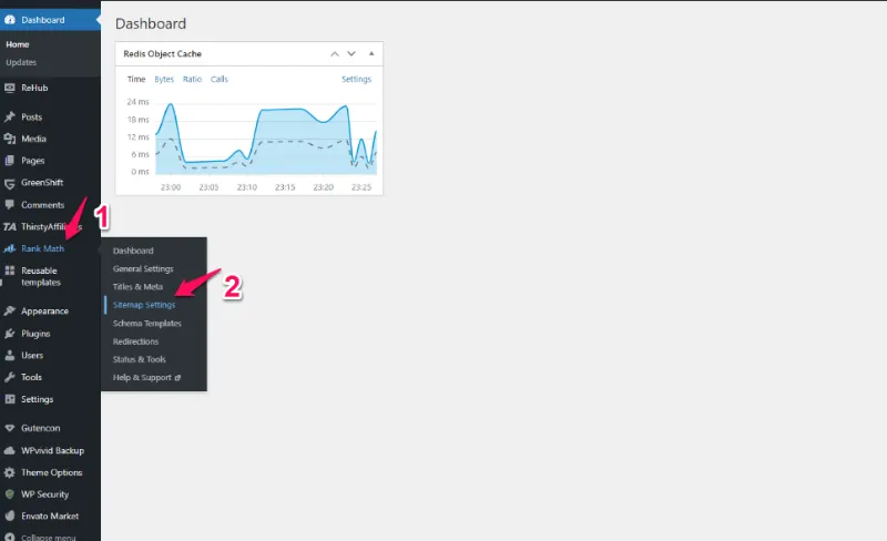 How to configure sitemaps using rank math