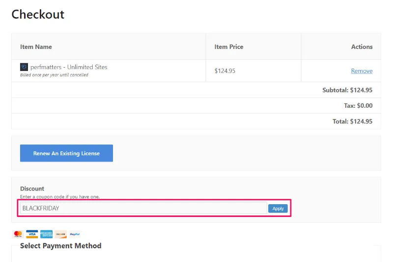 How to get Perfmatters Black Friday Deal