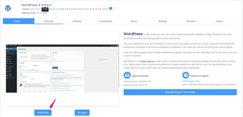 How to install WordPress