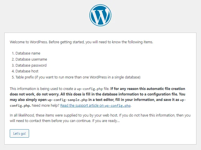 How to install WordPress