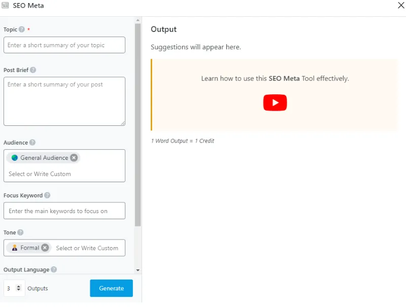 Rank Math Content AI