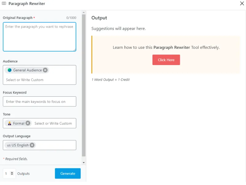 Rank Math Content AI