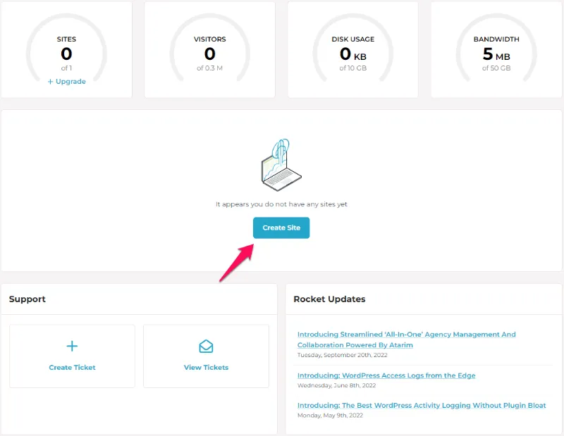 Rocket.Net Dashboard