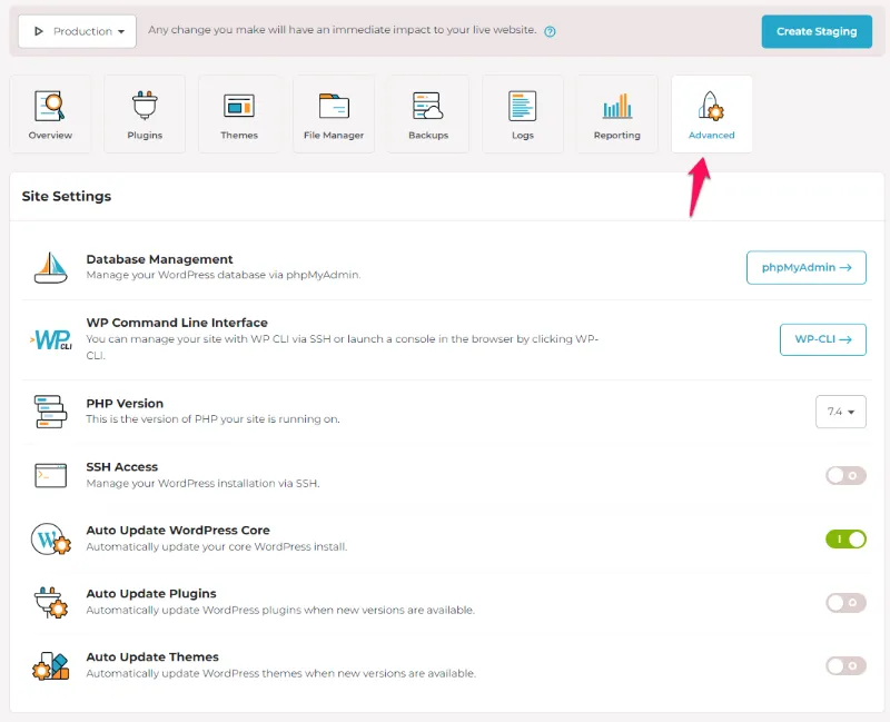 Rocket.Net Dashboard