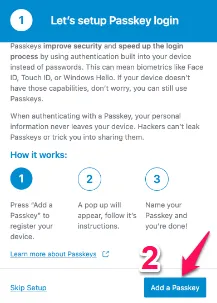 WordPress Biometric Login